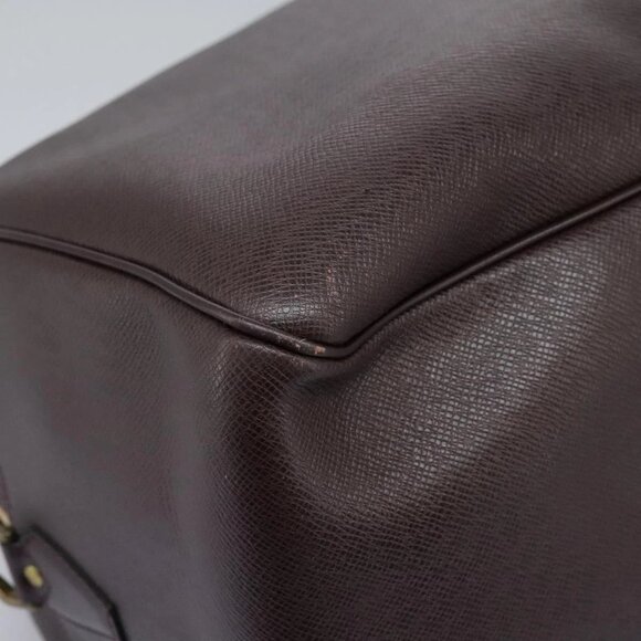 LOUIS VUITTON Taiga Kendall PM Boston Bag Acajou M30126 LV Auth yk17762 - Picture 11 of 16